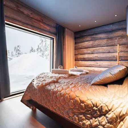Tatil Evi Cottage Finland L Villa Pine Kittilä